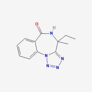 4-ethyl-4-methyl-4,5-dihydro-6H-tetraazolo[1,5-a][1,4]benzodiazepin-6-one