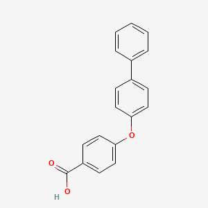 molecular formula C19H14O3 B1337407 苯甲酸，4-([1,1'-联苯]-4-氧基)- CAS No. 48193-94-8