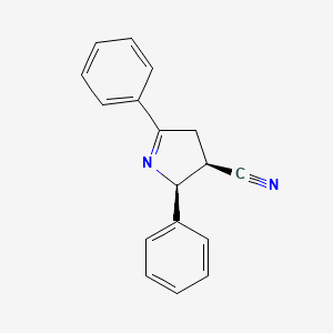 (2S,3R)-2,5-diphenyl-3,4-dihydro-2H-pyrrole-3-carbonitrile