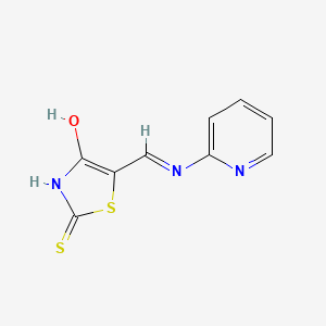 5-[(2-Pyridinylamino)methylene]-2-thioxo-1,3-thiazolidin-4-one