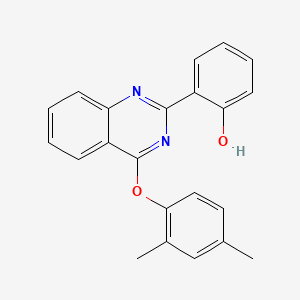 2-[4-(2,4-Dimethylphenoxy)-2-quinazolinyl]phenol