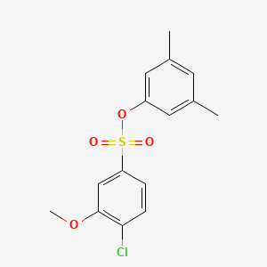 3,5-Dimethylphenyl 4-chloro-3-methoxybenzenesulfonate