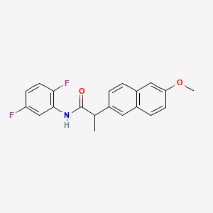 N-(2,5-difluorophenyl)-2-(6-methoxy-2-naphthyl)propanamide