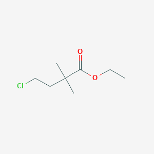 molecular formula C8H15ClO2 B1337430 Ethyl 4-chloro-2,2-dimethylbutanoate CAS No. 53840-29-2