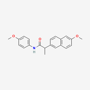 2-(6-methoxy-2-naphthyl)-N-(4-methoxyphenyl)propanamide