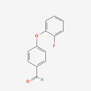 molecular formula C13H9FO2 B1337435 4-(2-Fluorophenoxy)benzaldehyde CAS No. 936343-96-3