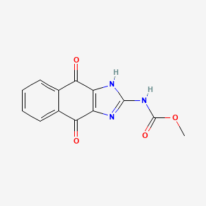 methyl 4,9-dioxo-4,9-dihydro-1H-naphtho[2,3-d]imidazol-2-ylcarbamate