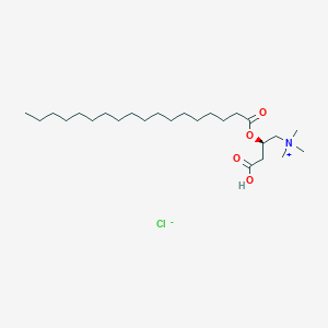 molecular formula C25H50ClNO4 B1337439 硬脂酰-L-肉碱氯化物 CAS No. 32350-57-5