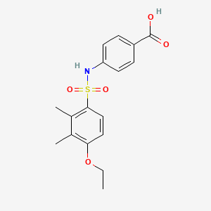 4-{[(4-Ethoxy-2,3-dimethylphenyl)sulfonyl]amino}benzoic acid