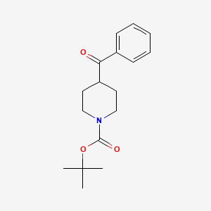 molecular formula C17H23NO3 B1337443 Tert-butyl 4-benzoylpiperidine-1-carboxylate CAS No. 193217-39-9