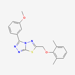 6-[(2,6-Dimethylphenoxy)methyl]-3-(3-methoxyphenyl)[1,2,4]triazolo[3,4-b][1,3,4]thiadiazole