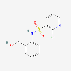 2-chloro-N-[2-(hydroxymethyl)phenyl]-3-pyridinesulfonamide