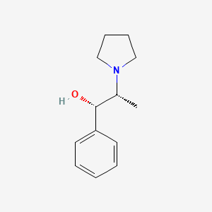 molecular formula C13H19NO B1337450 (1S,2R)-1-苯基-2-(吡咯烷-1-基)丙烷-1-醇 CAS No. 56571-92-7