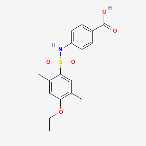 4-{[(4-Ethoxy-2,5-dimethylphenyl)sulfonyl]amino}benzoic acid