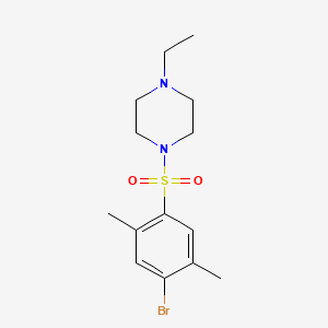 1-[(4-Bromo-2,5-dimethylphenyl)sulfonyl]-4-ethylpiperazine