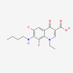 7-(Butylamino)-1-ethyl-6,8-difluoro-4-oxo-1,4-dihydro-3-quinolinecarboxylic acid