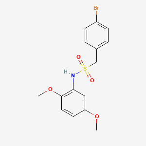 (4-bromophenyl)-N-(2,5-dimethoxyphenyl)methanesulfonamide