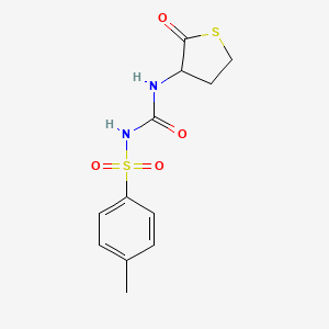 3-[({[(4-Methylphenyl)sulfonyl]amino}carbonyl)amino]-2-oxotetrahydrothiophene