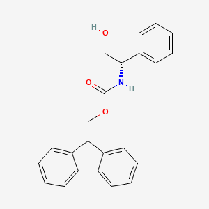 molecular formula C23H21NO3 B1337474 Fmoc-L-苯基甘氨醇 CAS No. 215178-44-2