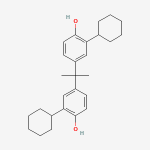 molecular formula C27H36O2 B1337475 2,2-Bis(3-cyclohexyl-4-hydroxyphényl)propane CAS No. 57100-74-0