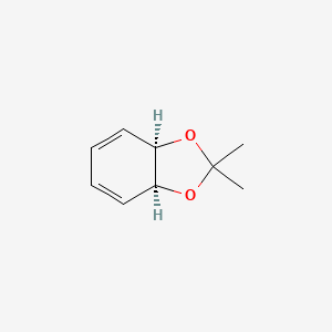 molecular formula C9H12O2 B1337492 (3As,7aR)-2,2-dimethyl-3a,7a-dihydro-1,3-benzodioxole CAS No. 80409-75-2