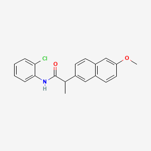 N-(2-chlorophenyl)-2-(6-methoxy-2-naphthyl)propanamide