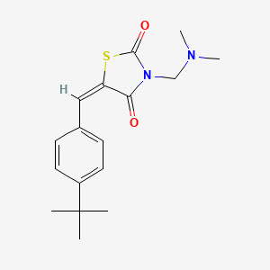 5-(4-Tert-butylbenzylidene)-3-[(dimethylamino)methyl]-1,3-thiazolidine-2,4-dione