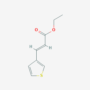 molecular formula C9H10O2S B1337493 (E)-3-(噻吩-3-基)丙烯酸乙酯 CAS No. 50266-60-9