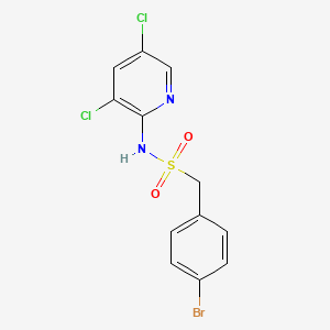 (4-bromophenyl)-N-(3,5-dichloro-2-pyridinyl)methanesulfonamide