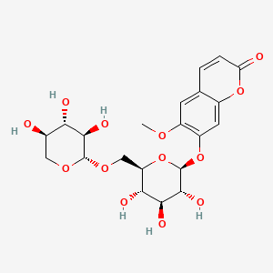 molecular formula C21H26O13 B1337497 Fabiatrin CAS No. 18309-73-4