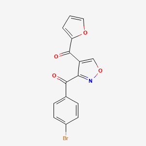 [3-(4-Bromobenzoyl)-4-isoxazolyl](2-furyl)methanone