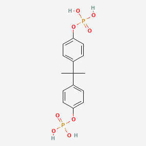 molecular formula C15H18O8P2 B1337528 双酚A二磷酸酯 CAS No. 181028-79-5
