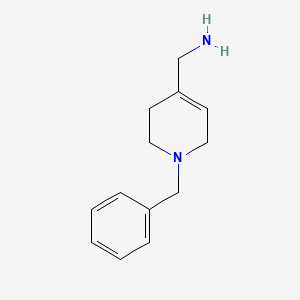 B1337537 (1-Benzyl-1,2,3,6-tetrahydropyridin-4-yl)methanamine CAS No. 153196-51-1