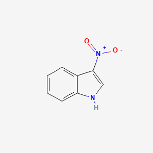 molecular formula C8H6N2O2 B1337540 3-硝基-1H-吲哚 CAS No. 4770-03-0