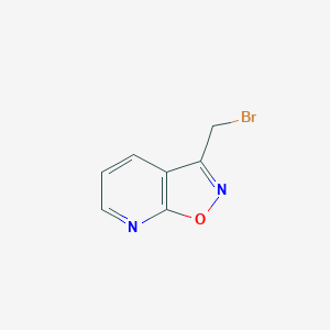 molecular formula C7H5BrN2O B1337542 3-(溴甲基)异恶唑[5,4-b]吡啶 CAS No. 58035-52-2
