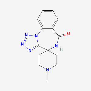 1-Methyl-5',6'-dihydrospiro(piperidine-4,4'-tetraazolo[1,5-a][1,4]benzodiazepine)-6'-one