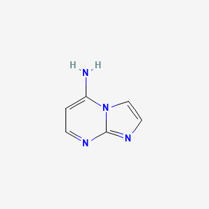 molecular formula C6H6N4 B1337546 5-Aminoimidazo[1,2-a]pirimidina CAS No. 57473-41-3