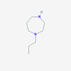 molecular formula C8H18N2 B1337550 1-丙基-1,4-二氮杂环戊烷 CAS No. 3619-74-7