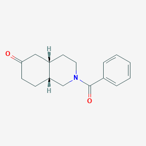 molecular formula C16H19NO2 B1337552 (4aS,8aR)-2-苯甲酰基八氢-6(2H)-异喹啉酮 CAS No. 52390-26-8