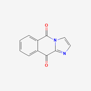 molecular formula C11H6N2O2 B1337553 咪唑并[1,2-b]异喹啉-5,10-二酮 CAS No. 36142-27-5
