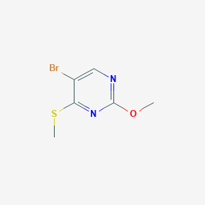 B1337558 5-Bromo-2-methoxy-4-(methylthio)pyrimidine CAS No. 59549-52-9