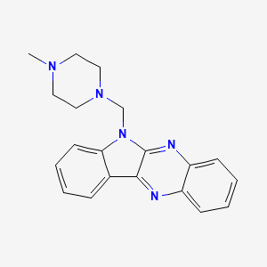 6-[(4-methyl-1-piperazinyl)methyl]-6H-indolo[2,3-b]quinoxaline