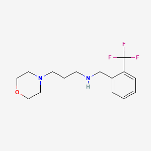 N-[3-(4-morpholinyl)propyl]-N-[2-(trifluoromethyl)benzyl]amine