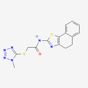 N-(4,5-dihydronaphtho[2,1-d][1,3]thiazol-2-yl)-2-[(1-methyl-1H-tetraazol-5-yl)sulfanyl]acetamide