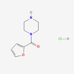 molecular formula C9H13ClN2O2 B1337586 1-(2-呋喃酰基)哌嗪盐酸盐 CAS No. 60548-09-6