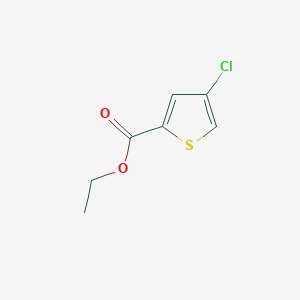 molecular formula C7H7ClO2S B1337587 4-氯噻吩-2-甲酸乙酯 CAS No. 59614-94-7