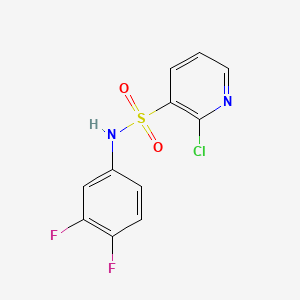 2-chloro-N-(3,4-difluorophenyl)-3-pyridinesulfonamide