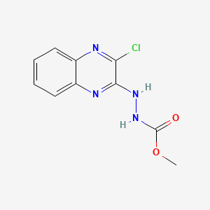 Methyl 2-(3-chloro-2-quinoxalinyl)hydrazinecarboxylate