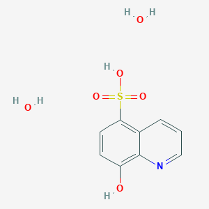 B1337594 5-Quinolinesulfonic acid, 8-hydroxy-, dihydrate CAS No. 89614-03-9