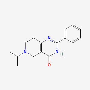 6-isopropyl-2-phenyl-5,6,7,8-tetrahydropyrido[4,3-d]pyrimidin-4(3H)-one